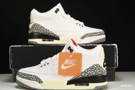 3 White  Cement Air DN3707-100 Jordan Reimagined 1005